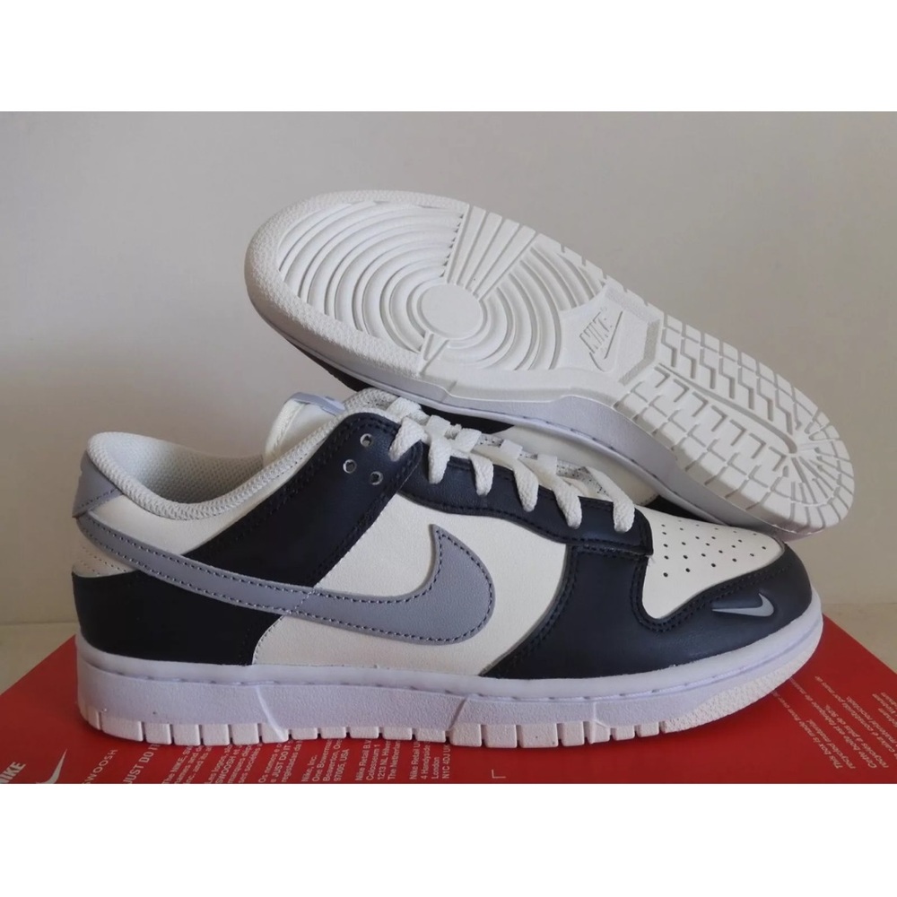 Nike Womens Dunk Low Sail Grey White Shoes Sz 7 NEW Sneaker HV2390-100